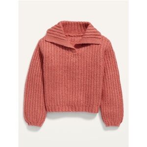 Old Navy Shawl Collar Shaker Stitch Pullover Sweater